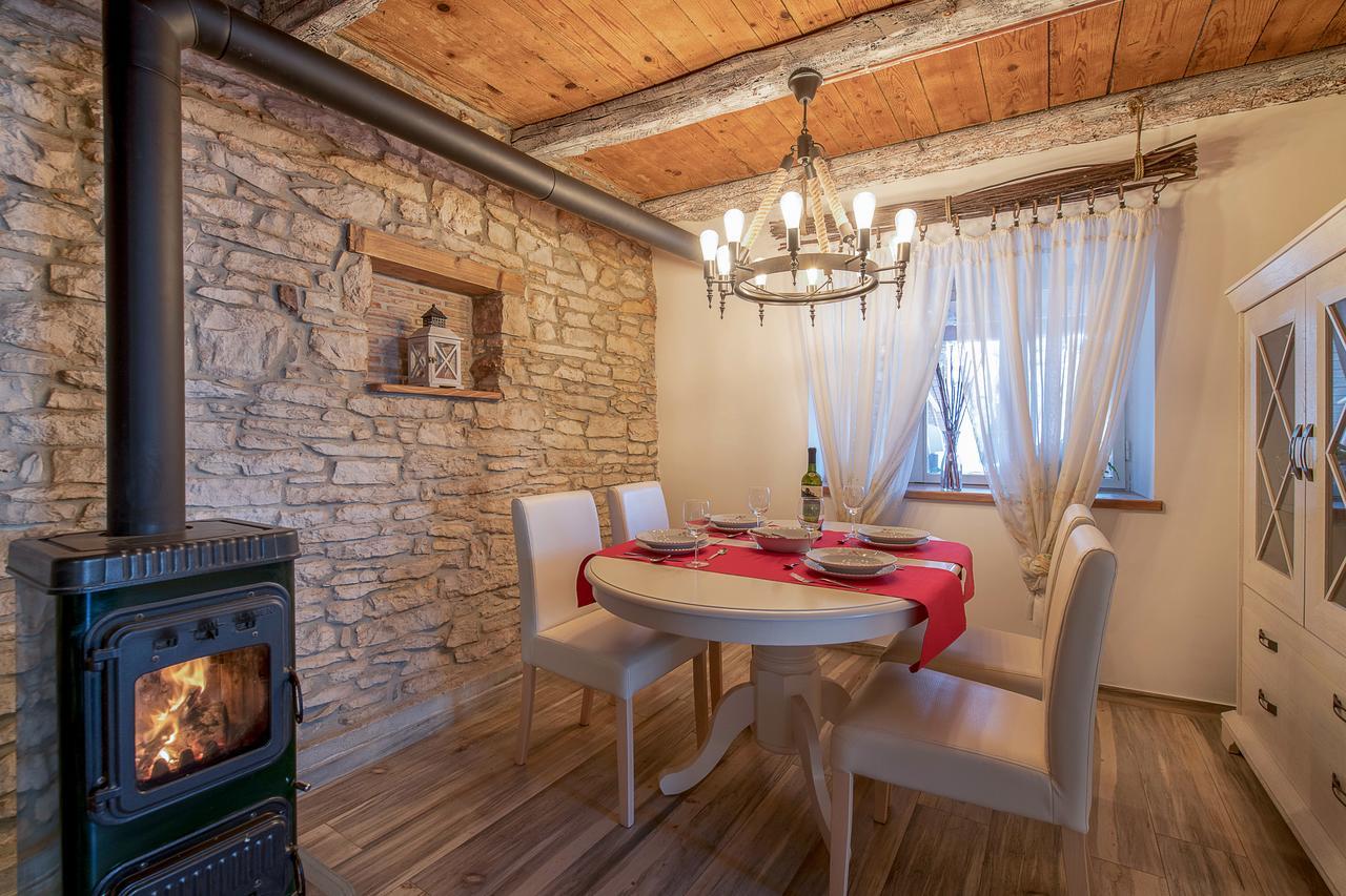 Вилла Rustic Istrian House Varesco Крница Экстерьер фото