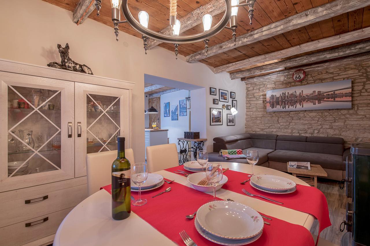 Вилла Rustic Istrian House Varesco Крница Экстерьер фото